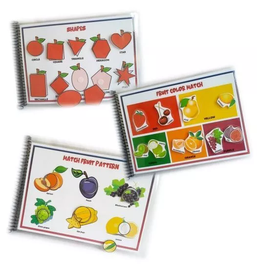 Fruits & Vegetables preschool busy book – Omny