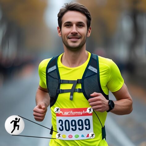 OMNY Race Bib Clips Set of 5 - Running 02 - omny ago