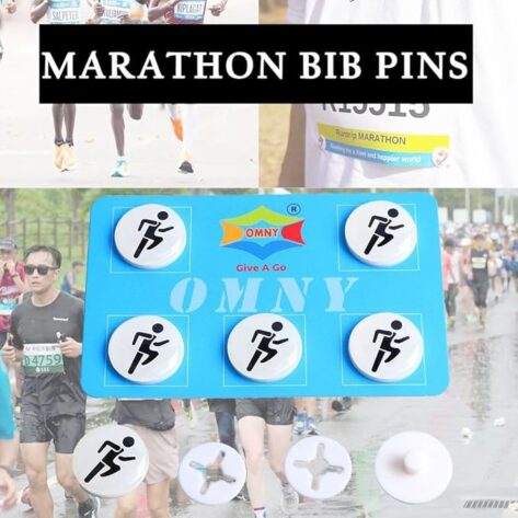 OMNY Race Bib Clips Set of 5 – Running 01 - omny ago