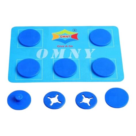 OMNY Safety Lock Race Bib Clips – Blue 01 - omny ago
