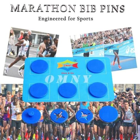 OMNY Safety Lock Race Bib Clips – Blue 03 - omny ago