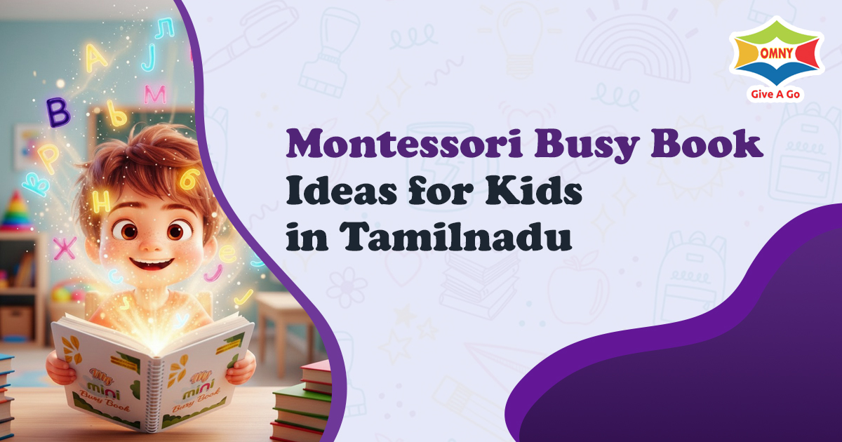 Montessori Busy Book Ideas for Kids in Tamilnadu