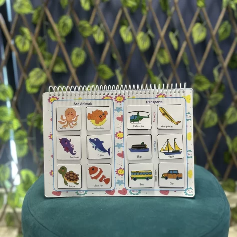 Montessori Busy Book + Magic Water Book Combo 04 - Omny Ago